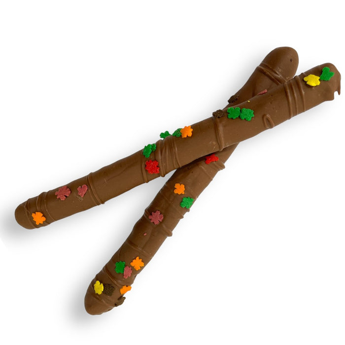 Autumn Sprinkled Pretzel Rods