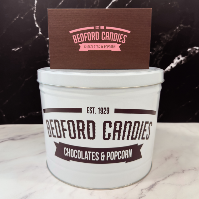 Popcorn Tin & Chocolate Set - 2 Gallon