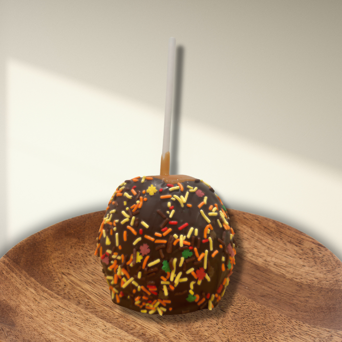 GOURMET APPLE - DARK WITH SPRINKLES - LOCAL PICK UP ONLY