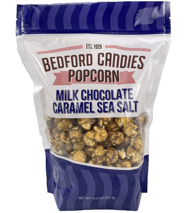 Milk Chocolate Caramel Sea Salt Gourmet Popcorn