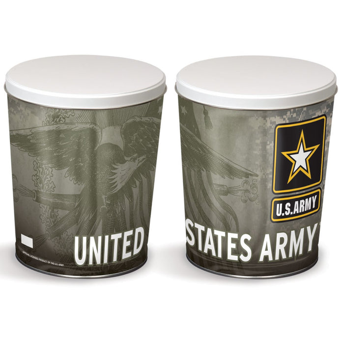 POPCORN TIN - Army - 3 Gallon