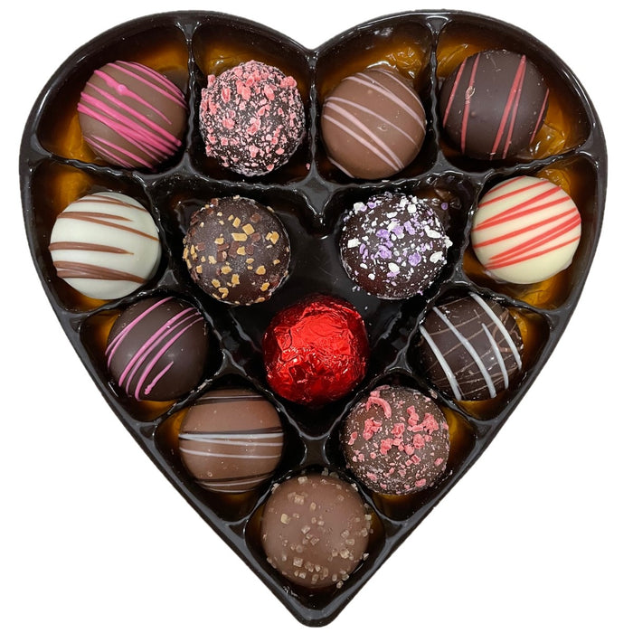 Valentine - Heart Box - Assorted Truffles 7oz