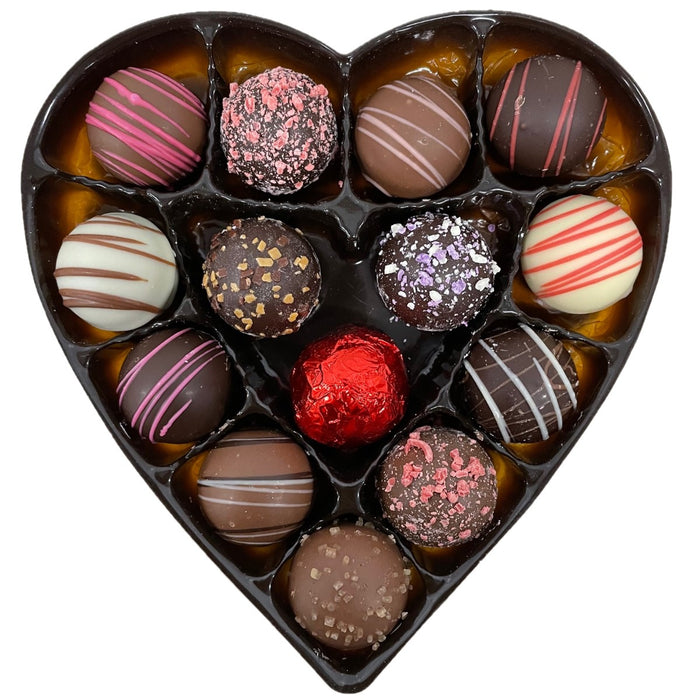 Valentine - Heart Box - Assorted Truffles 7oz