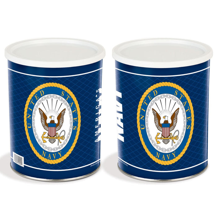 POPCORN TIN - Navy - 1 Gallon