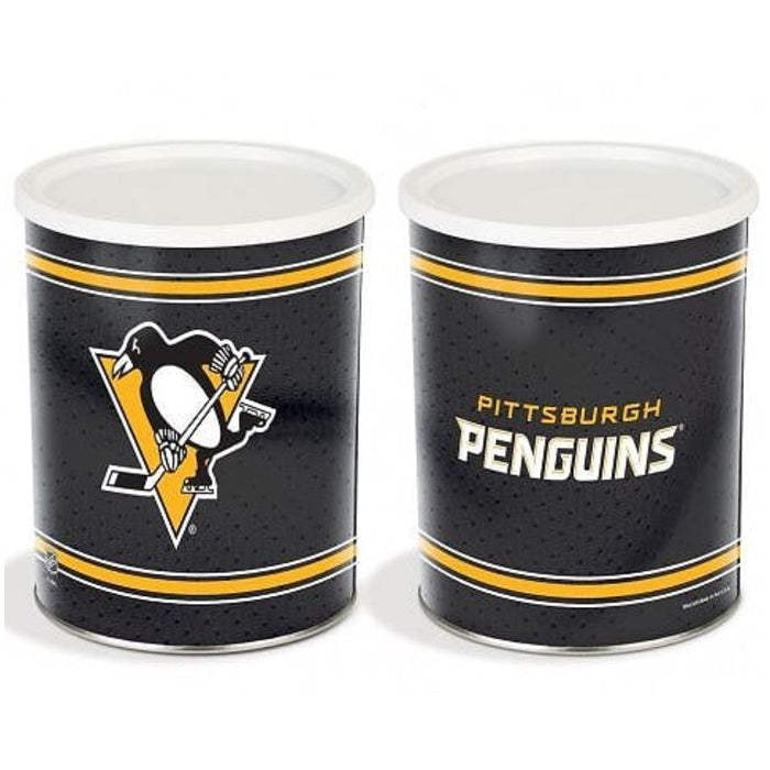 POPCORN TIN - Pittsburgh Penguins - 1 Gallon