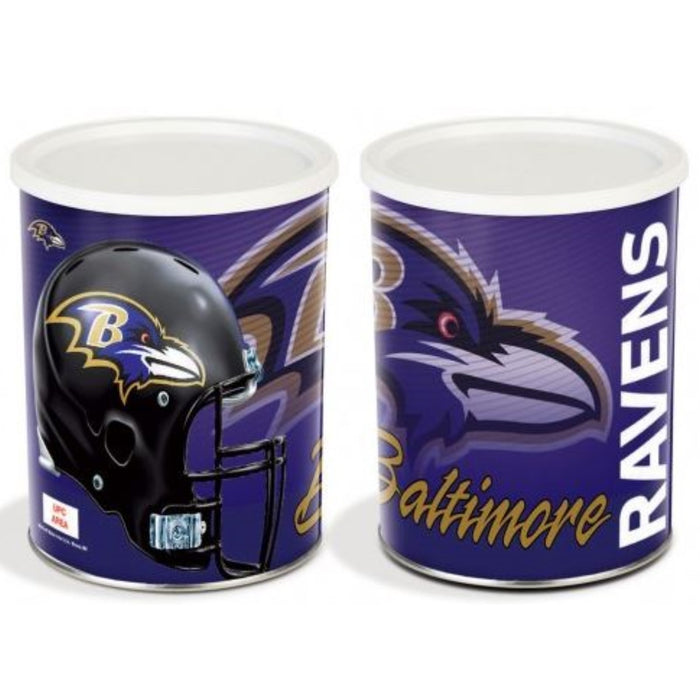 POPCORN TIN - Ravens - 1 Gallon