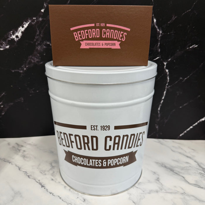 Popcorn Tin & Chocolate Set - 3.5 Gallon