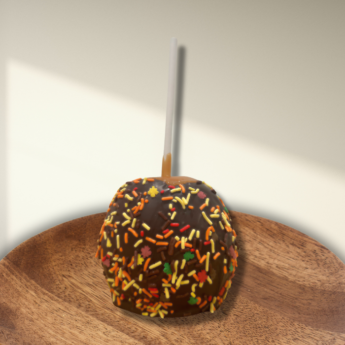 GOURMET APPLE - DARK WITH SPRINKLES