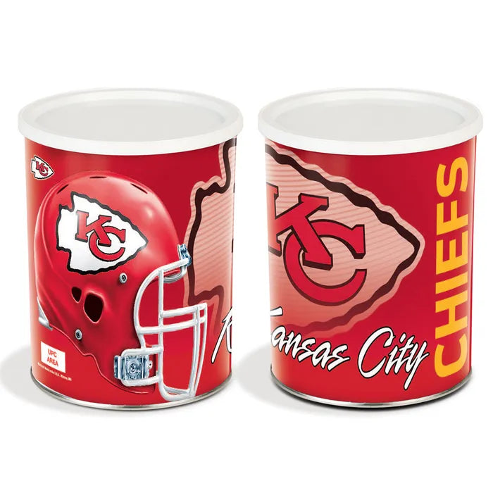 POPCORN TIN - Chiefs - 1 Gallon