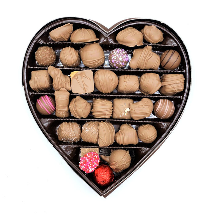 Assorted Milk Chocolate Heart Box 16oz