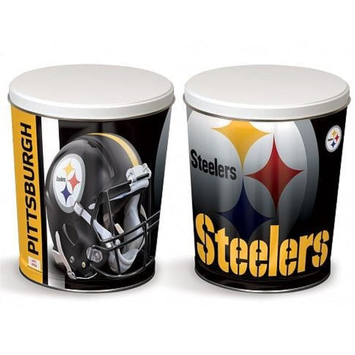 POPCORN TIN - Pittsburgh Steelers - 3 Gallon